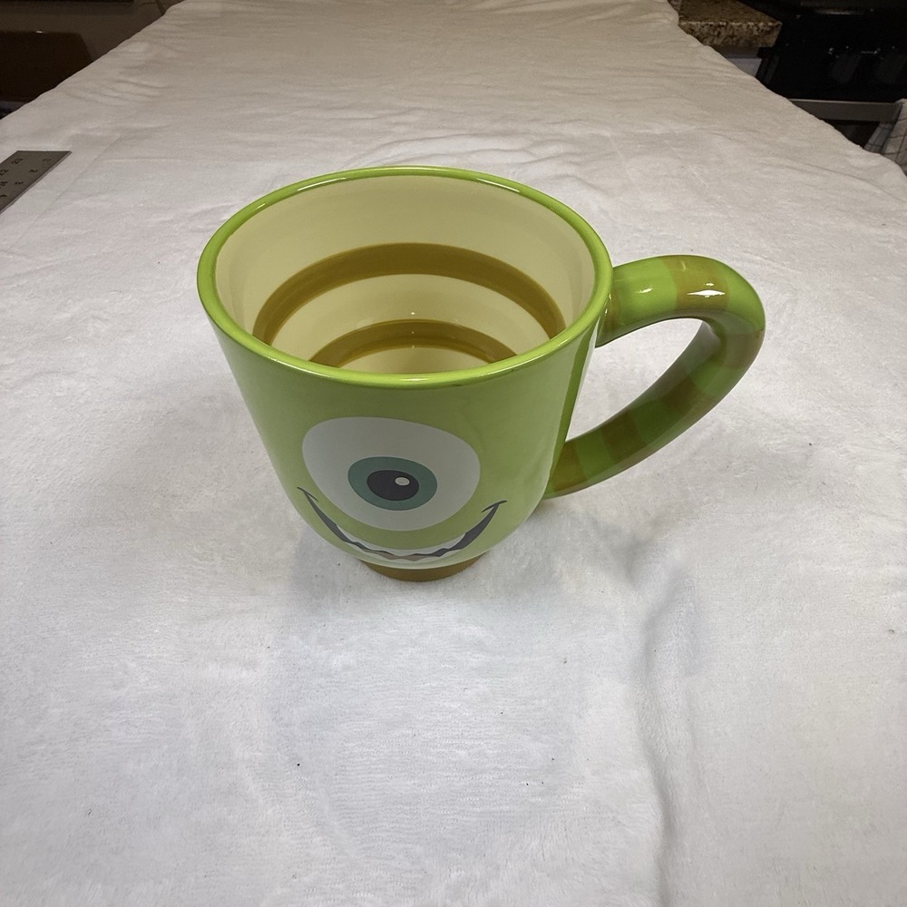 Disney Parks Monsters Inc Mike Wazowski Green Character Mug G795-5860-3-14325